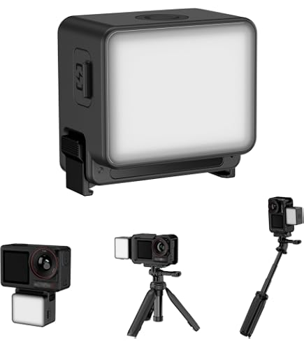 Amazon.co.jp: Ulanzi Action3用LEDビデオライト 撮影用ライト ミニ