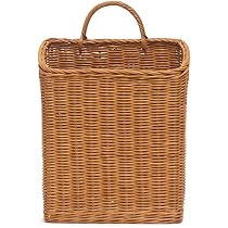 hanging basket 壁掛け バスケット ラタン 籐 Amazon.co.jp: 型番503 壁掛けタイプ 籐かごバスケット A4サイズ