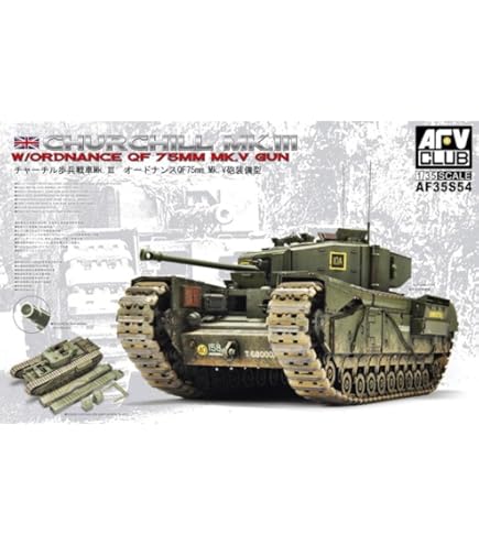 (未使用･未開封品)AFVクラブ 1/35 イギリス陸軍 チャーチルMk.3 プラモデル FV35153 61FbCS8WQPL._UF894,1000_QL80_.jpg