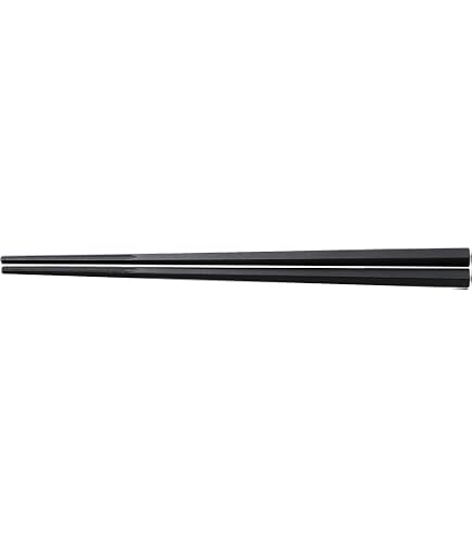 Amazon｜曙産業 麺箸 黒 21cm 日本製 業務用品 箸先はしっかりつかむ星