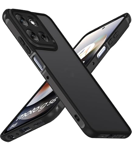 Amazon.co.jp: Moto G66y/G66j 5G ケース クリア リング付き 縦横両