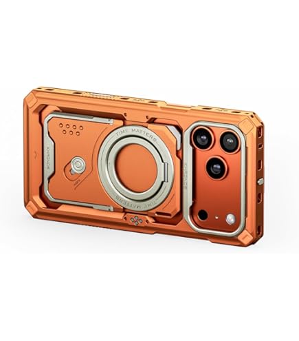 Amazon.co.jp: TILTA Khronos iPhone 17 Pro Max用 ケース - Orange TK