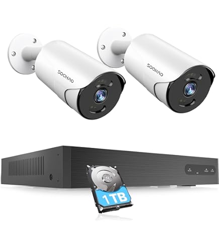 Amazon.co.jp: A-ZONE 双方向通話 800万画素タイプ POE給電カメラ 防犯