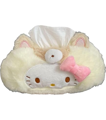 Amazon｜ハローキティ ティッシュケース ぬいぐるみ ティッシュ