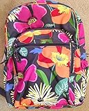 Vera Bradley Lighten Up Campus Backpack (Jazzy Blooms) [並行輸入品]