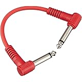 TECH パッチケーブル 15cm (L/L) 直径5φ P-15 レッド