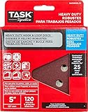 Task Tools SHD58120-25 120 Grit Signature Heavy Duty Hook and Loop Sanding Disc (25 Pack), 5 by Task