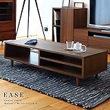 【takano_mokkou 高野木工 EASE イーズ テーブル 120cm】 リビングテーブル センターテーブル ローテーブル スリム (120テーブル WN ウォールナット)