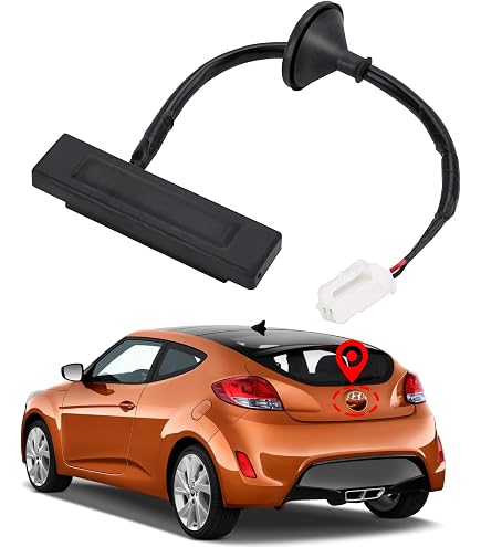 JUWEVAZU Sun Visor Driver Side Front Left with Makeup Mirror Fit for Hyundai Veloster 2012 2013 2014 2015 2016 Replace 85210-2V330-TX 852102V330TX