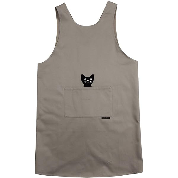 ♥新品未使用！Atsuko Matano 黒い犬キッチンエプロン　ベージュ 新品未使用！Atsuko Matano 黒い犬キッチンエプロン ベージュ