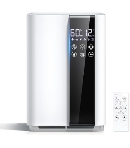 Amazon.co.jp: 加湿器 大容量 5L 【AIモード搭載・4重除菌&空気清浄
