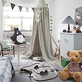 Wenscha キャノピー 天蓋付 スリーピングカーテン キッズテント 吊り下げタイプ お姫様 ガールズ 子供部屋 キッズルーム モスキートネット ベッドルーム プリンセス 天蓋ベッド インテリア ギ