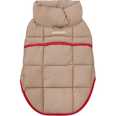 大型犬用 防水フード付きジャケット ベージュ 大型犬用 防水フード付きジャケット ベージュ