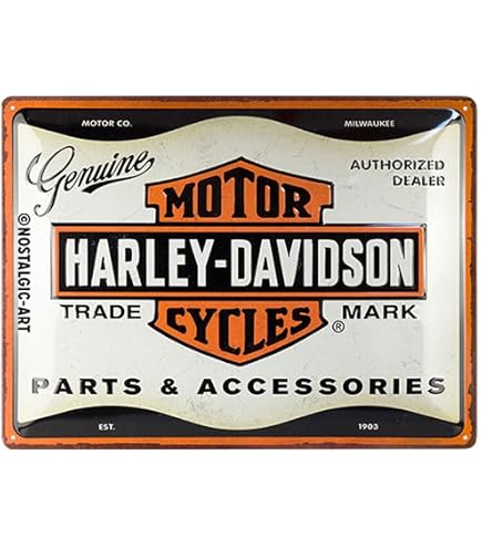 Harley-Davidson Targa Rotonda In Latta – Willie G Skull Logo, Argento Spazzolato, Diametro 30.5 Cm - 3