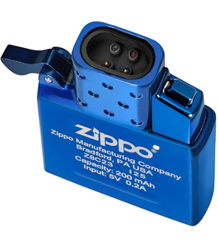 Amazon.co.jp: Zippo 高光沢ブルーブタンライターインサート - ダブル