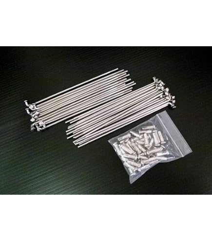 Amazon.co.jp: アルミリム用・スポークセット 9-10×157 36本 クローム