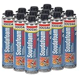 Soudafoam Proギャップ&ブロックFireblock (オレンジ)フォーム24 oz Can (ケースof 12 )