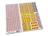 Tamiya 1/14 Scale Truck Warning Attention Safety Sign Decals Stickers Stripes Full Set [並行輸入品]
