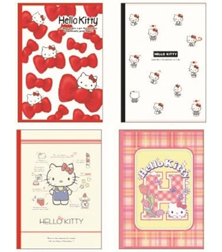 Amazon.co.jp: HELLO KITTY (ハローキティ) 5mm 方眼罫ノート 4冊