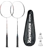 Amazon | バドミントン ラケット 初心者 バドミントン 炭素繊維