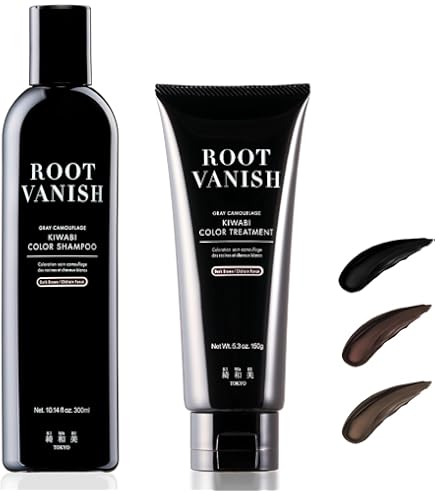 Amazon | 綺和美 KIWABI Root Vanish 白髪ケアコンプリートセット