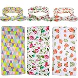 Saiman Receiving Blankets Sleep Sack Blanket withヘッドバンドfor Baby multi-type カラー: ブラウン