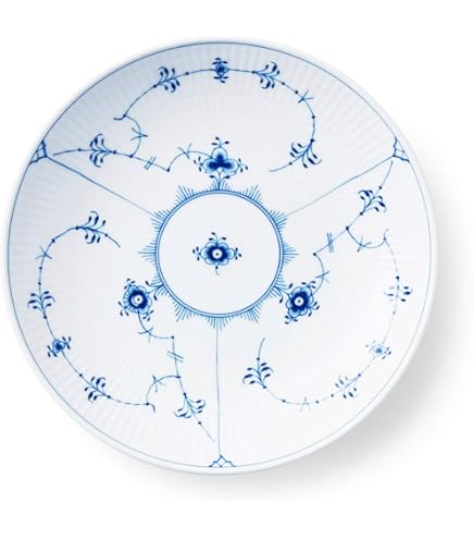 専用！ロイヤルコペンハーゲン ブルーフルーテッドプレイン 25㎝プレート 3枚 ロイヤルコペンハーゲン（Royal Copenhagen） ブルー