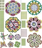 Brewster Wall Pops WPK99817 Peel & Stick Flower Power Wall Art Kit, 2-Sheets [並行輸入品]