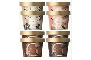 ゴディバ GODIVA カップアイス 8個セット（4種×各2個）ミニカップ 90ml