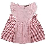 《春夏対応》 nico hrat(ニコフラート) 製品洗い加工済み 42/2天竺チェックボーダーチュニック 100cm /RE NO.B-270115