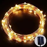 niceeshop ( TM ) 120 - LED超明るいソーラーストリングライト30 ft 2作業モード銅線妖精ライトアウトドアStarry Lightingsの装飾庭、パティオ、ウェディング、ホ