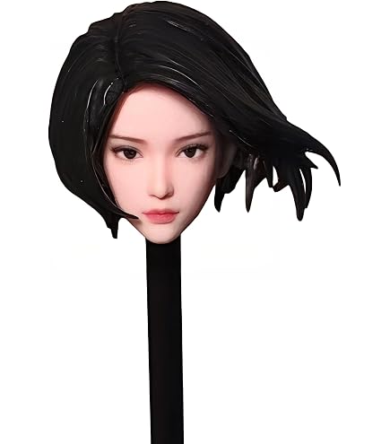 1/12スケール TBLeague アクションフィギュア アニメ&リアルヘッド Amazon.co.jp: HiPlay 1/12 美少女 ヘッド 頭 iM020G 植毛タイプ