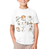 Amazon.co.jp: 夏目友人帳 ニャンコ先生 子供 Tシャツ 半袖