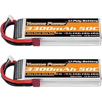 Amazon.co.jp: Youme Power 3S リポバッテリー、11.1V RC Lipo 3300mAh