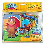 Stephen Joseph Art Mix & Match Puzzle for Boys [並行輸入品]