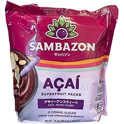 Amazon.co.jp: サンバゾンオーガニック 有機JASアサイーフルーツパック