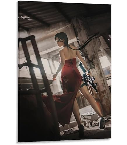 Amazon.co.jp: バイオハザード6ゲームエイダ・ウォンアートシルクの