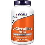 [海外直送品]　NOW Foods Ｌ-シトルリン 750mg 180粒 L-Citrulline 750mg 180caps