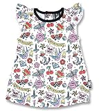 シックスバニーズ SIX BUNNIES ロンパース ドレス CUTE FLASH ベビー服 (0-3ヶ月 身長 ~60cm 着丈34.5cm 身幅24cm 肩幅16.5cm)
