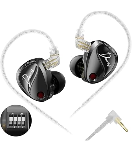 Amazon.co.jp: KZ Decetインイヤーモニターヘッドフォン、5つの