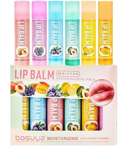 Amazon.co.jp: 6 個セット！フルーツ味リップクリーム