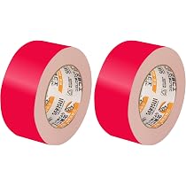 Amazon.co.jp: セキスイ カラークラフトテープ No.500WC 50mm×50M 赤