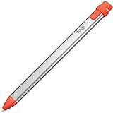Logitech (ロジクール) クレヨンデジタルペンシル すべてのiPad用 (2022年発売以降) Apple Pencilテクノロジー アンチロールデザイン ダイナミックスマートチップ オレンジ