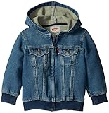 Levi's ベイビーボーイズ インディゴ ニット デニムパーカー カラー: ブルー