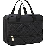 Toiletry Bag for Women and Men, VASCHY Large Travel Toiletry Bag Fashion Hanging Wash Bag Water Resistant Makeup Bag with Lug