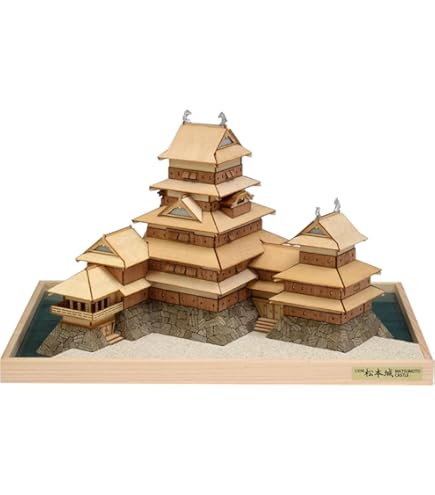 Amazon | ウッディジョー 1/150 大阪城 木製模型 組立キット