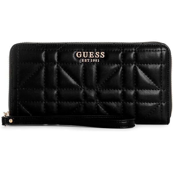 Amazon | ゲス 財布 KM767946 BLACK CESSILY SLG キルティング