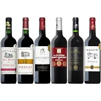 Amazon.co.jp: 全てボルドー金賞受賞 赤ワイン 6本 ワイン セット 飲み