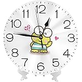 けろけろけろっぴ アニメ 掛け時計 おしゃれ 北欧 壁掛け時計 静音 自宅 寝室 部屋飾り 贈り物 インテリア 大数字 直径25cm 非電波 キャラクター かわいい 人気 プレゼント