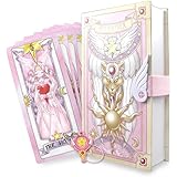 Mikucos 56PCS Card Captor Sakura KINOMOTO SAKURA Comic Edition Clow Cards Full Set Gift Pink